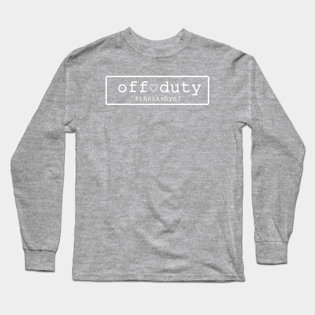 No.2 Off Duty Ed.2 Long Sleeve T-Shirt by ymx3k00